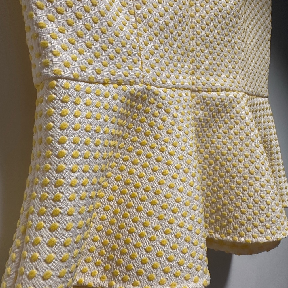 Club Monaco Yellow Textured Top - Picture 7 of 7